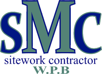 SMC Contracting big logo, a sitework contractor for Palm Beach Florida