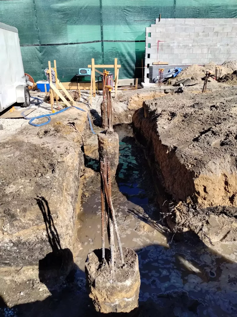 grade beam excavation