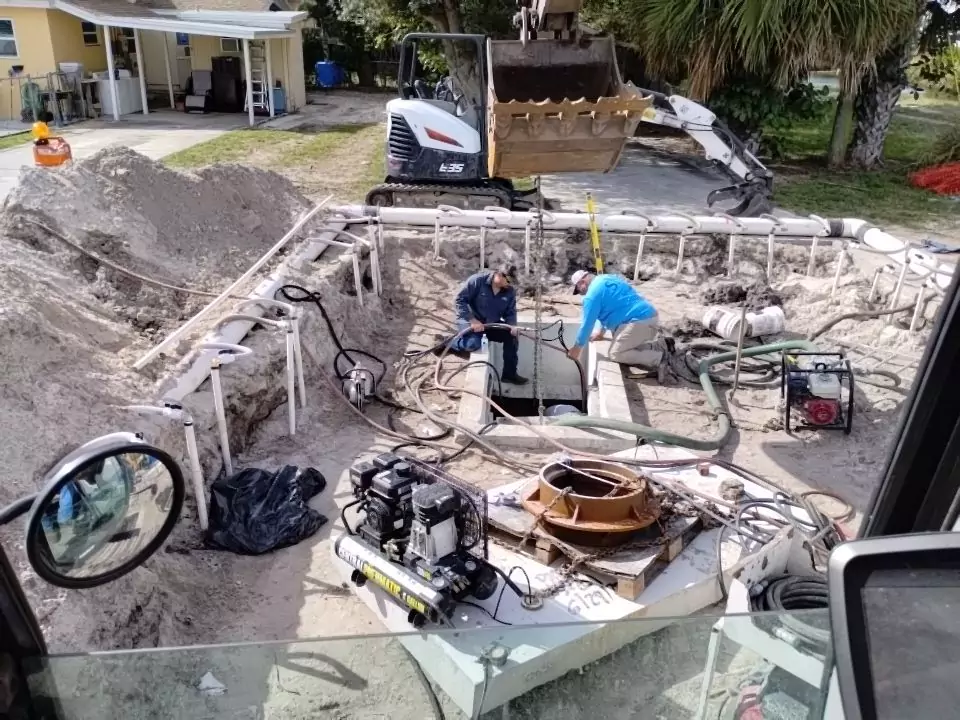 Tie in to the stormwater system